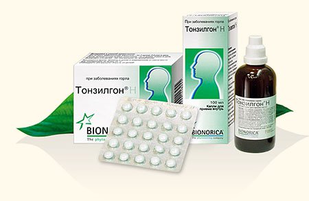 Капли тонзилгон: инструкция по применению для детей