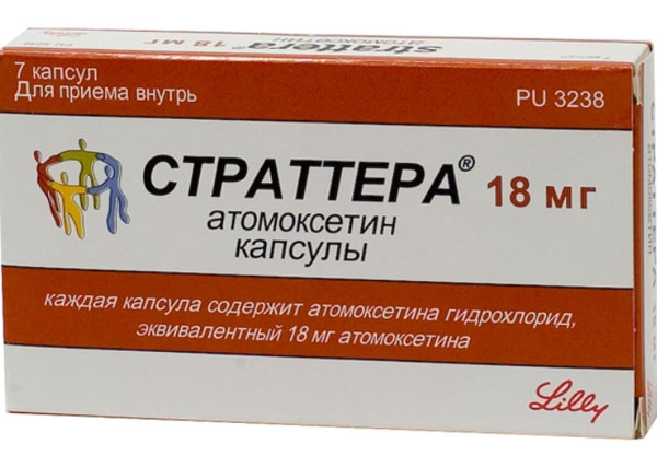 Страттера (атомоксетин)