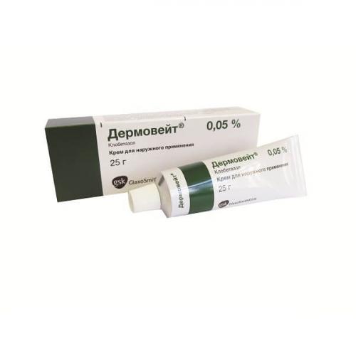 Применение мази дермовейт