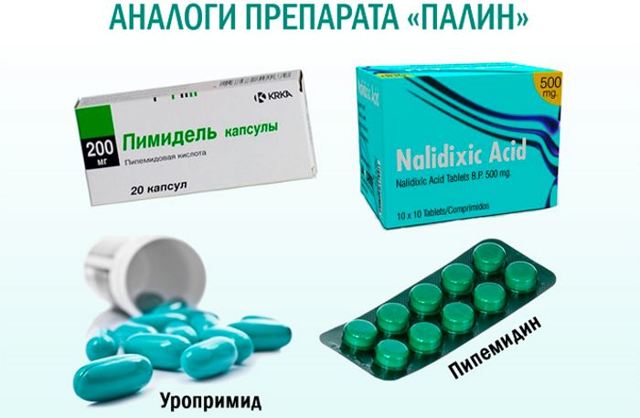 Инструкция для применения палина при цистите