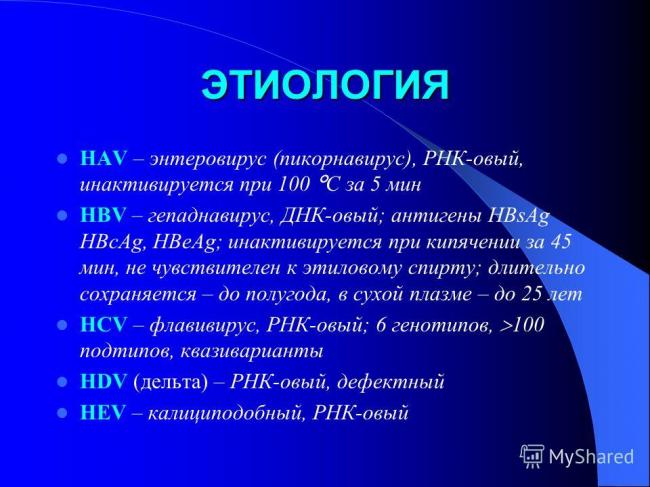 Вирусный гепатит е