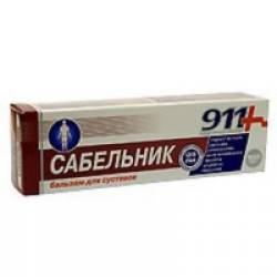 Бальзам для суставов сабельник 911