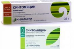 Синтомициновая мазь: инструкция по применению, показания, состав