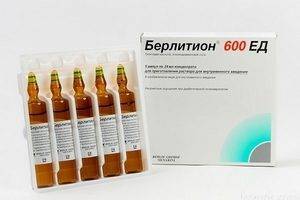 Берлитион 300 для инфузий - официальная инструкция по применению