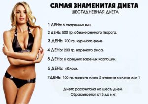 5 готовых вариантов меню на неделю для похудения и диеты