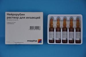 Инструкция по применению "нейрорубина", цена, состав