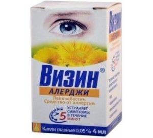 Аллергия на глазах