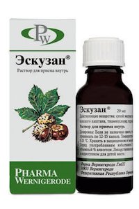 Растительный препарат эскузан для лечения дискомфорта в ногах