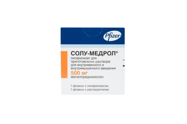 Раствор для инъекций солу-медрол (pfizer)