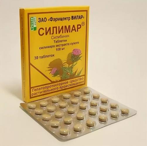 Таблетки силимар для лечения и восстановления печени