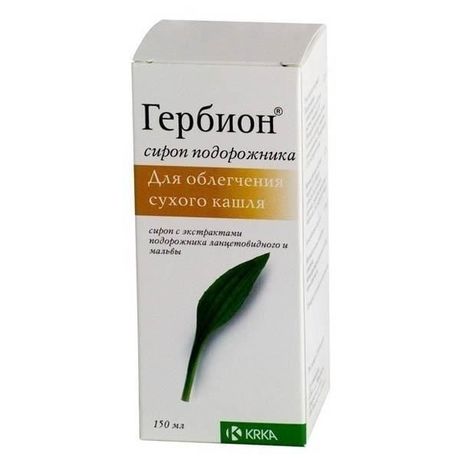 Гербион сироп подорожника - инструкция по применению, цена, аналоги, дозировка для взрослых и детей