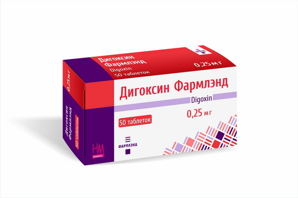 Таблетки дигоксин