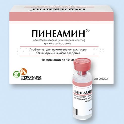 Чем поможет препарат пинеамин?
