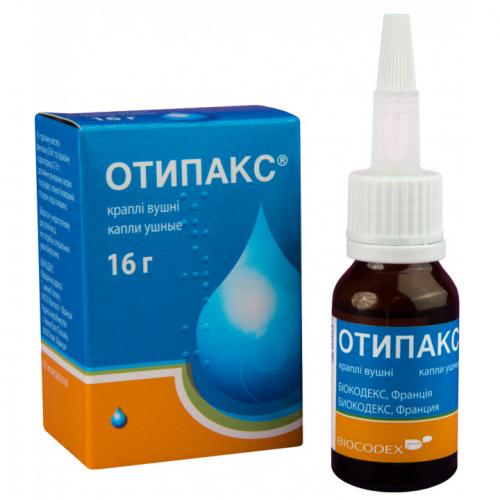 Инструкция по применению ушных капель отипакс