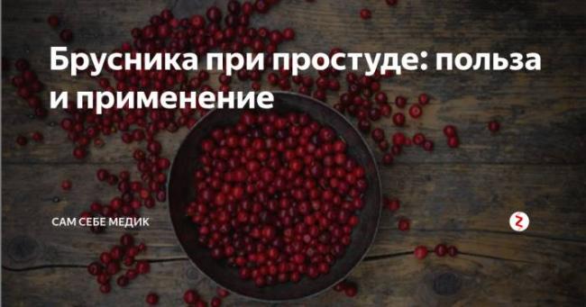 Брусника от кашля для детей рецепт
