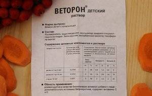 Веторон для детей Vetoron for children