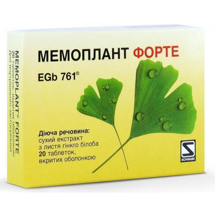 Препарат мемоплант 80: инструкция по применению