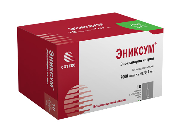 Эниксум — инструкция по применению, цена, отзывы и аналоги