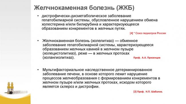 Желчнокаменная болезнь: причины обострения, действия при приступе