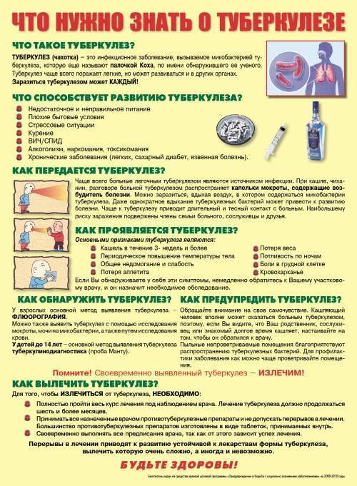 Рекомендации по профилактике туберкулеза у детей - 22 марта 2018 - персональный сайт