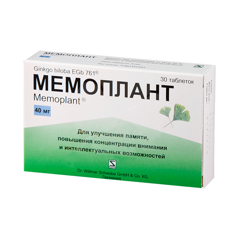 Препарат мемоплант 80: инструкция по применению