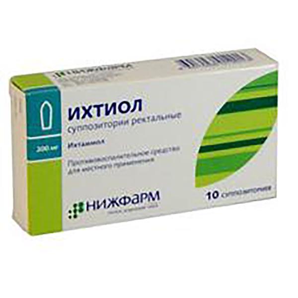 Ихтиоловые свечи при геморрое