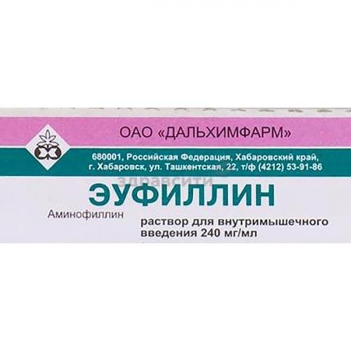 Эуфиллин таблетки