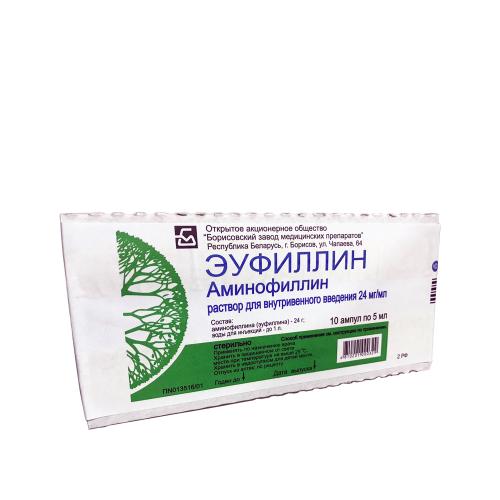 Эуфиллин — инструкция по применению