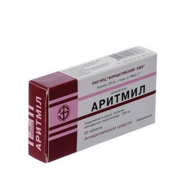 Аритмил: инструкция по применению, цена, аналоги, отзывы