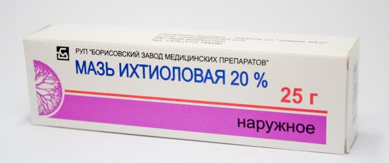 Ихтиоловая мазь и свечи инструкция по применению