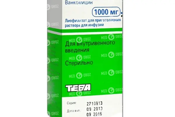 Ванкомицин. инструкция по препарату, применение, цена, формы выпуска, аналоги.