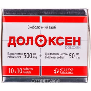Долоксен фаст гель