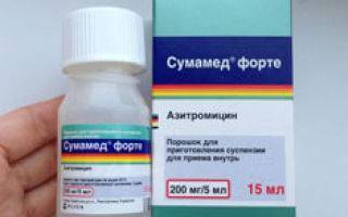 Азитромицин при гайморите