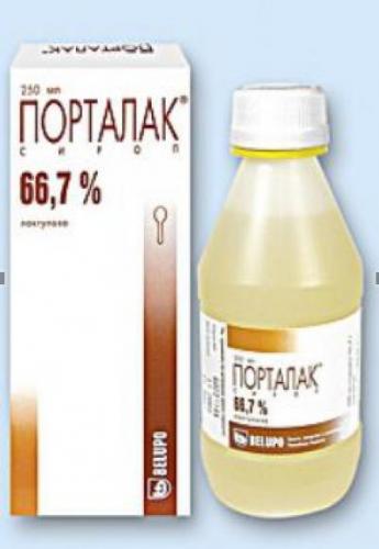 Слабительный сироп «порталак»