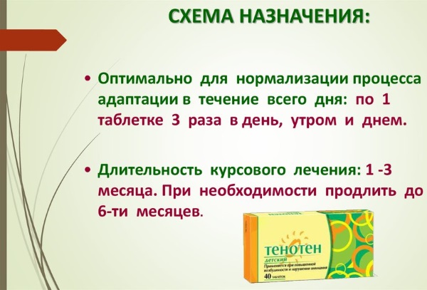 Отзывы о препарате тенотен детский