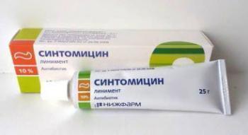 Линимент синтомицина мазь – инструкция по применению