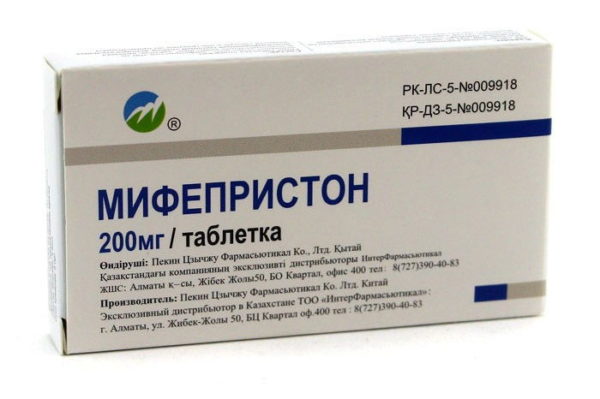 "мифепристон"