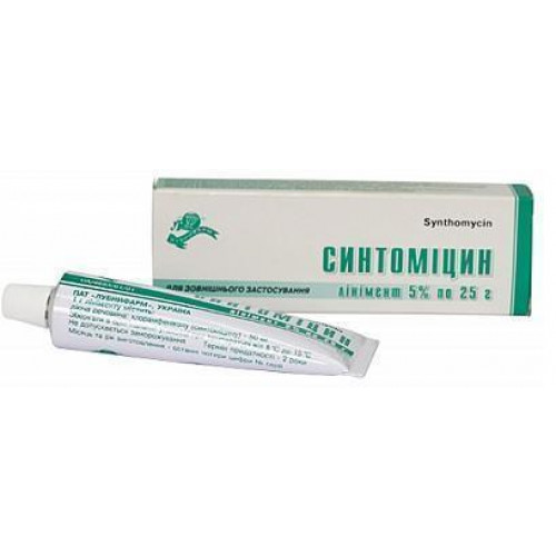 Линимент синтомицина мазь – инструкция по применению