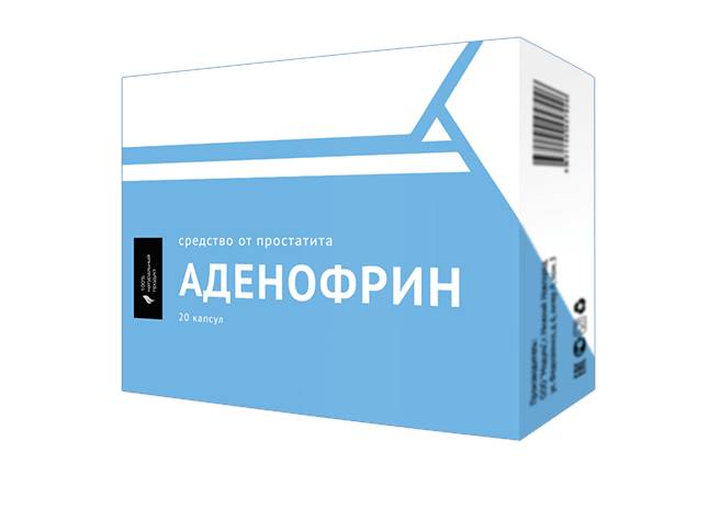 Аденофрин — эффективное лекарство от простатита