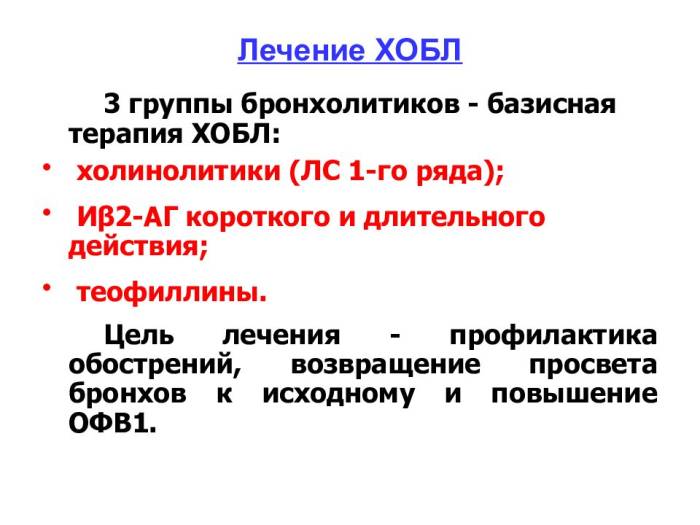 Последняя стадия хобл. лечение, уход и перспективы