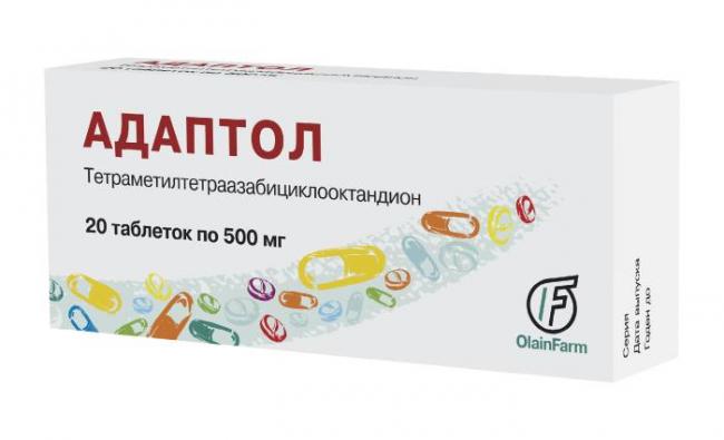 Таблетки адаптол 500 и 300 мг: инструкция, цены и отзывы