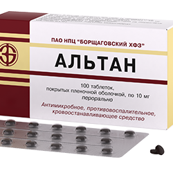 Таблетки "альтан". инструкция по применению, отзывы, свойства