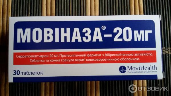 Мовиназа-20 мг инструкция
