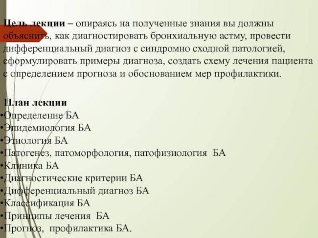 Основные проявления бронхиальной астмы: первые признаки и основные симптомы