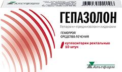 Мазь от геморроя гепазолон