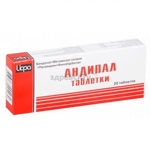 От чего помогает и при каком давлении назначают препарат андипал, а так же как принимать и побочные эффекты