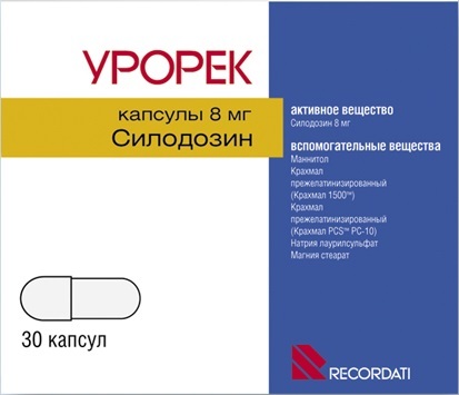 Урорек: состав, показания и противопоказания, дозировка