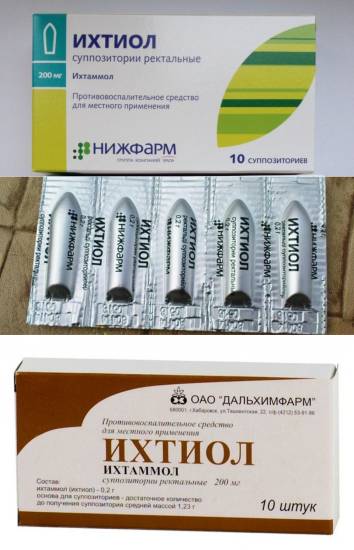 Ихтиоловые свечи инструкция