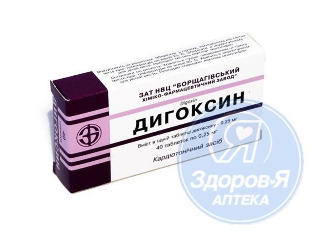 Инструкция по применению препарата дигоксин в ампулах