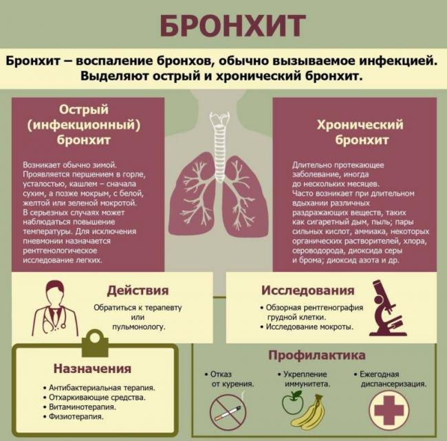 Как отличить бронхит от пневмонии?